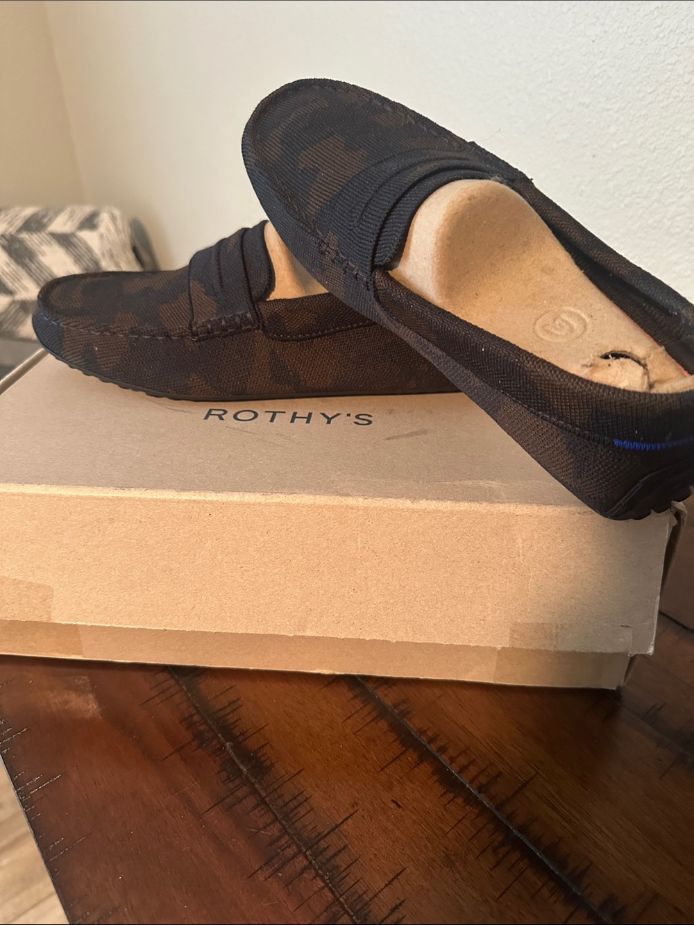 Rothy's Men’s Woodland Camo Slip-On Loafers